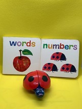 Eric Carle Lady Bug McDonalds Happy Meal Toy and 2 Board Books Words and Numbers - £3.30 GBP