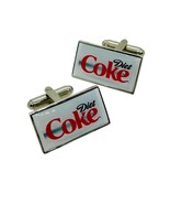 Unique DIET COKE CUFFLINKS chrome COCA COLA soda GIFT BOXED  handmade CUFFS - €17,09 EUR