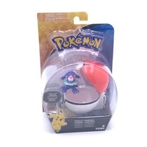 NIP Tomy Pokemon Clip &amp; Carry 2 inch Figure with Poke Ball - Popplio NEW - $6.88