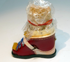 Vintage Mini Baby Shoe Toothpick Holder  Kitchen Decor - $23.61