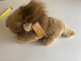 Fiesta Toy 8&quot; Plush Stuffed Lion - Lying Down - 1989 New - £7.78 GBP