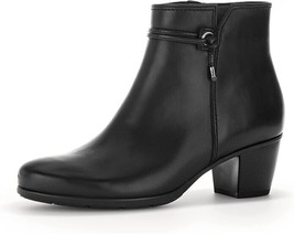 Designer Gabor 55.522.27 - Ladies Black Leather Ankle Boots Size UK 7 - $93.60