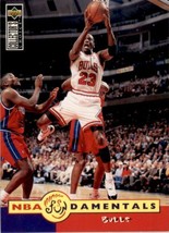 1996 Collector&#39;s Choice Italian #195 Michael Jordan Chicago Bulls - £4.72 GBP