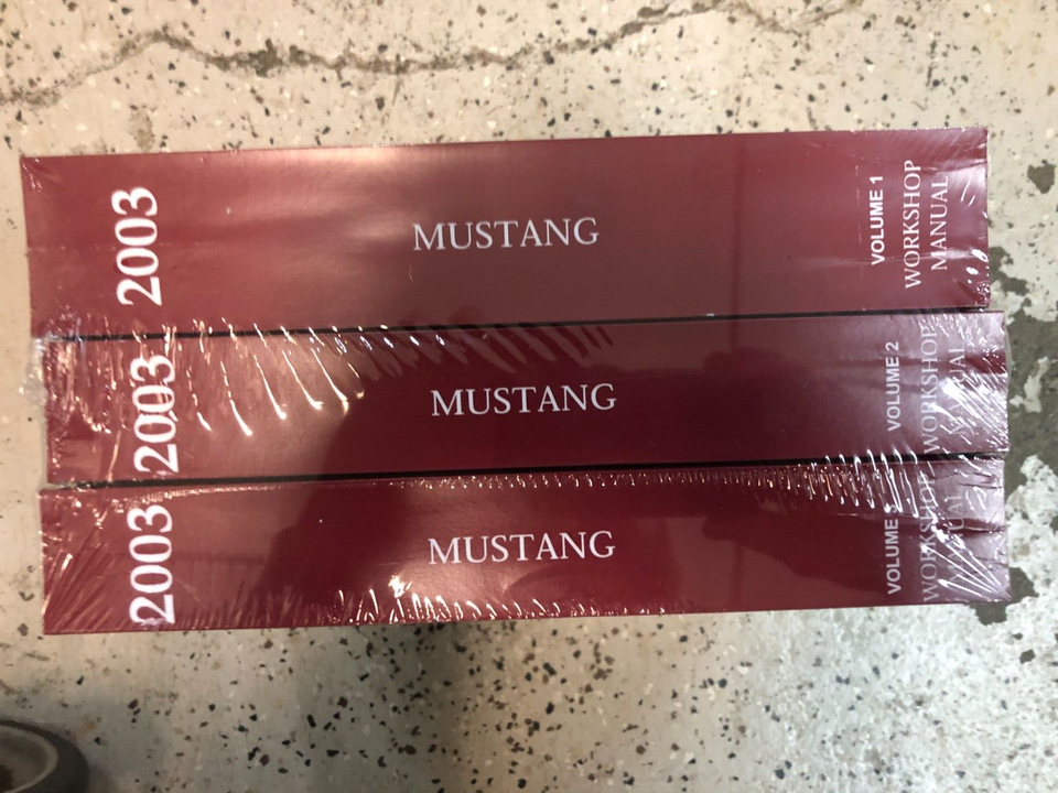 2003 NEW Ford Mustang Gt Cobra Mach Service Shop Workshop Repair Manual Set Item image 3