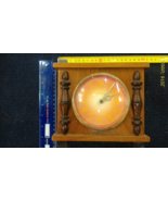Vintage mechanical wood desk clock [CLK10114] - $1,606.17 MXN