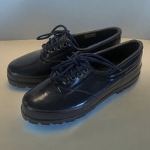 Daniel Green Navy Blue thermolite rubber Lace Up Sneakers Women’s Size - $26.80