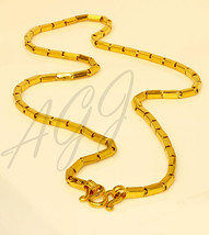 22K 22kt  PURE  GOLD 2 baht box chain / necklace handmade from Thailand 24&quot; - £2,338.57 GBP