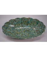 Jay King Green Turquoise Mosaic Scalloped Edge Bowl New - €294,74 EUR