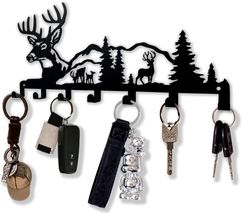 Key Holder For Wall Decorative Metal Organizer Mount Hanging Rack With 7... - $16.90