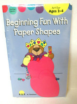 Beginning Fun With Paper Shapes A Totline Book HTF Rare Sealed Early Edu... - £13.56 GBP