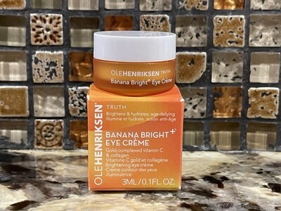 Bundle of 2 Ole Henriksen Banana Bright Eye Creme 0.1oz/3ml Each Travel Size NIB Item image 2