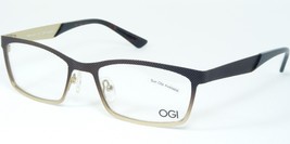 Ogi Evolution 4508 1636 Brown /GOLD Eyeglasses Glasses Frame 53-18-140mm Japan - £62.21 GBP