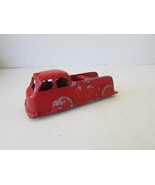 Vtg Diecast Metal Tootsietoy Vehicle 1950&#39;s Red Truck 3.25&quot;L  H2 - $11.35
