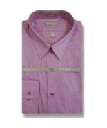 Mens Dress Shirt Van Heusen Guava Purple Long Sleeve Sport $45-sz 14.5  ... - £14.27 GBP