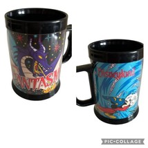 VTG DISNEYLAND THERMO SERV FANTASMIC MUG SORCERER MICKEY DRAGON PLASTIC ... - £11.23 GBP