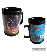 VTG DISNEYLAND THERMO SERV FANTASMIC MUG SORCERER MICKEY DRAGON PLASTIC ... - £11.42 GBP