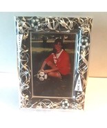 Soccer Photo Frame for 4x6 Photo Team Embellished Raised 1990s - £22.04 GBP