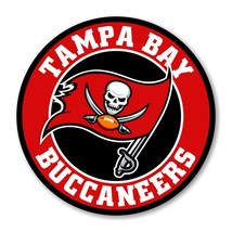 Tampa Bay Buccaneers  Round Precision Cut Decal - £2.74 GBP+