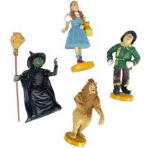 Wizard of Oz Dorothy Witch Lion Scarecrow 4 Vtg Figurines 1987 Loews MGM... - £25.00 GBP