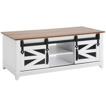 VEVOR 48&quot; Farmhouse Coffee Table, Rectangle Coffee Table with 2 Sliding ... - $4,508.46 MXN