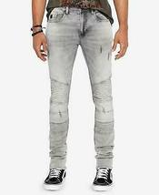 Buffalo David Bitton Mens Max-x Skinny-Fit Stretch Moto Jeans, Various C... - £55.87 GBP+