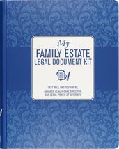 My Family Estate Legal Document Kit (includes Last Will and Testament, H... - $9.89