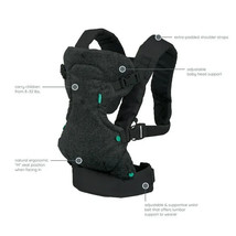 Infantino  Convertible Baby Carrier Flip 4-in-1 , 8-32lb, Black never used  - $23.38