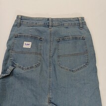 LEE Workwear Mid Rise Medium Denim Skirt Size 2M (36×22) Stretch Slit 112344209 image 13