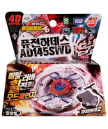 Fusion Hades / Firefuse Darkhelm AD145SWD Metal Fury Beyblade Starter BB... - $26.00