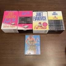 Lot 3 Janet Evanovich Audiobooks Cassette Tape Full Tilt Full House High Five - £18.68 GBP