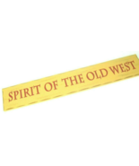 Wood sign Spirit of the Old West Rustic 3 x 18 man cave Westerncore wall... - £9.31 GBP