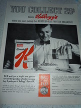 Vintage Kellogg's Special K Cereal Protein Breakfast Page Print Magazine Adverti - $8.99