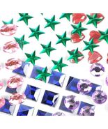 Super Z Outlet Mini Self-Adhesive Back Jewels Multi-Color 500 Pieces - $182.68 MXN