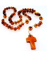 Baltic Amber Rosary Baroque Beads  / Certified Genuine Baltic Amber - $86.34 CAD