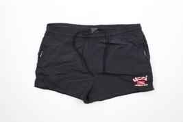 Vintage 90s Uzzi Amphibious Gear Mens Medium Spell Out Lined Swim Trunks Shorts - £31.07 GBP
