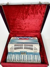 Antonio Butti ( A.Butti) Italian Accordion Blue w/Case Vintage - £1,163.94 GBP