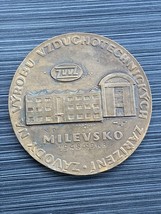 1968 Czech Republic Bronze Medal In Honor Of Milevsko Plant ZVVZ - £16.34 GBP