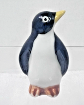 Vintage Bone China Penguin 2" Orig Tag N K K Japan Figurine - $12.38