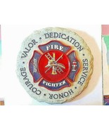 FIREFIGHTER MALTESE CROSS Wall Plaque -Valor, Dedication, Courage, Honor... - €18,00 EUR