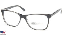 New Christopher Maxx Totem Pole Grey Eyeglasses Glasses Frame 54-16-140 B42mm - £77.07 GBP