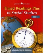 Timed Readings Plus in Social Studies: Book 4 McGraw-Hill - Jamestown Ed... - $19.59