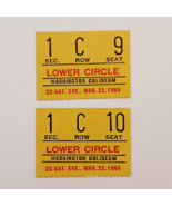 Vtg Ticket Stubs Ringling Brothers Barnum Bailey Circus 1969 Washington ... - $40.00