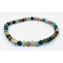 4mm Moss agate stretch bracelet - $8.63