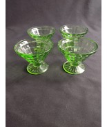 Block Optic Depression Sherbet Glasses - €46,89 EUR
