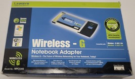 Linksys WPC54G Wireless-G Notebook Adapter - New Open Box - £7.42 GBP