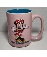 Walt Disney World Minnie Mouse Coffee Tea Mug 14 oz Jumbo Big 3D - $9.90