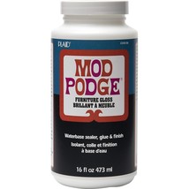 Mod Podge Waterbase Sealer, Glue and Finish for Furniture (16-Ounce), CS... - $25.99