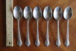 Lot of 6x Table Spoons Oneida 1881 Rogers True / Arbor Rose Stainless 6.75&quot; - £7.84 GBP