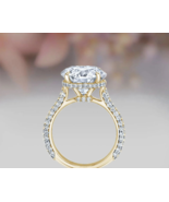 Lab Grown 12.00 CT Round Diamond Hidden Halo Cathedral Setting Engagemen... - €7.203,13 EUR