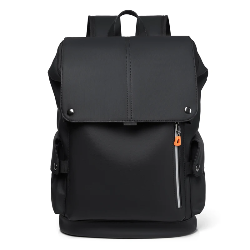 High Quality PU Leather Waterproof Men&#39;s Laptop Backpack Large Computer ... - $152.86